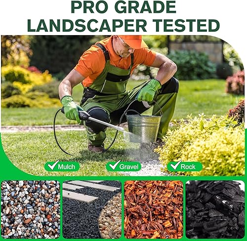 Miniatura 7 de Pegamento de roca para paisajismo, pegamento de mantillo de 166 onzas, estabilizador de carpeta de grava de guisante, anclaje de mantillo de goma