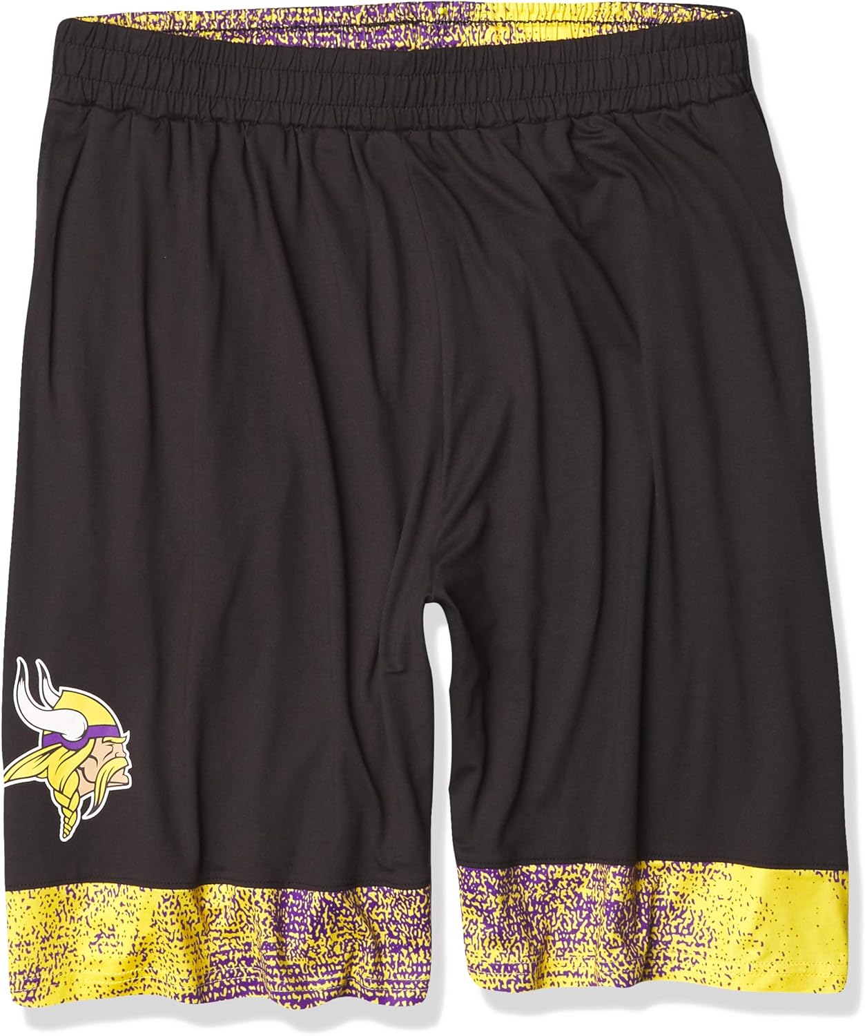 Zubaz Officially Licensed NFL Men's Slider Short with Static Bottom