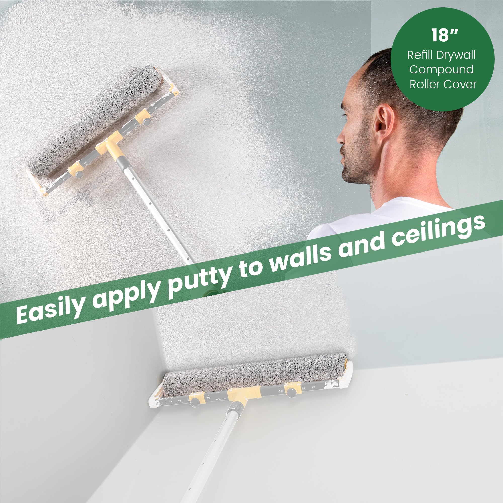 Bates - Lot De 5 Housses De Rouleau De Peinture De 22,9 Cm, Housses