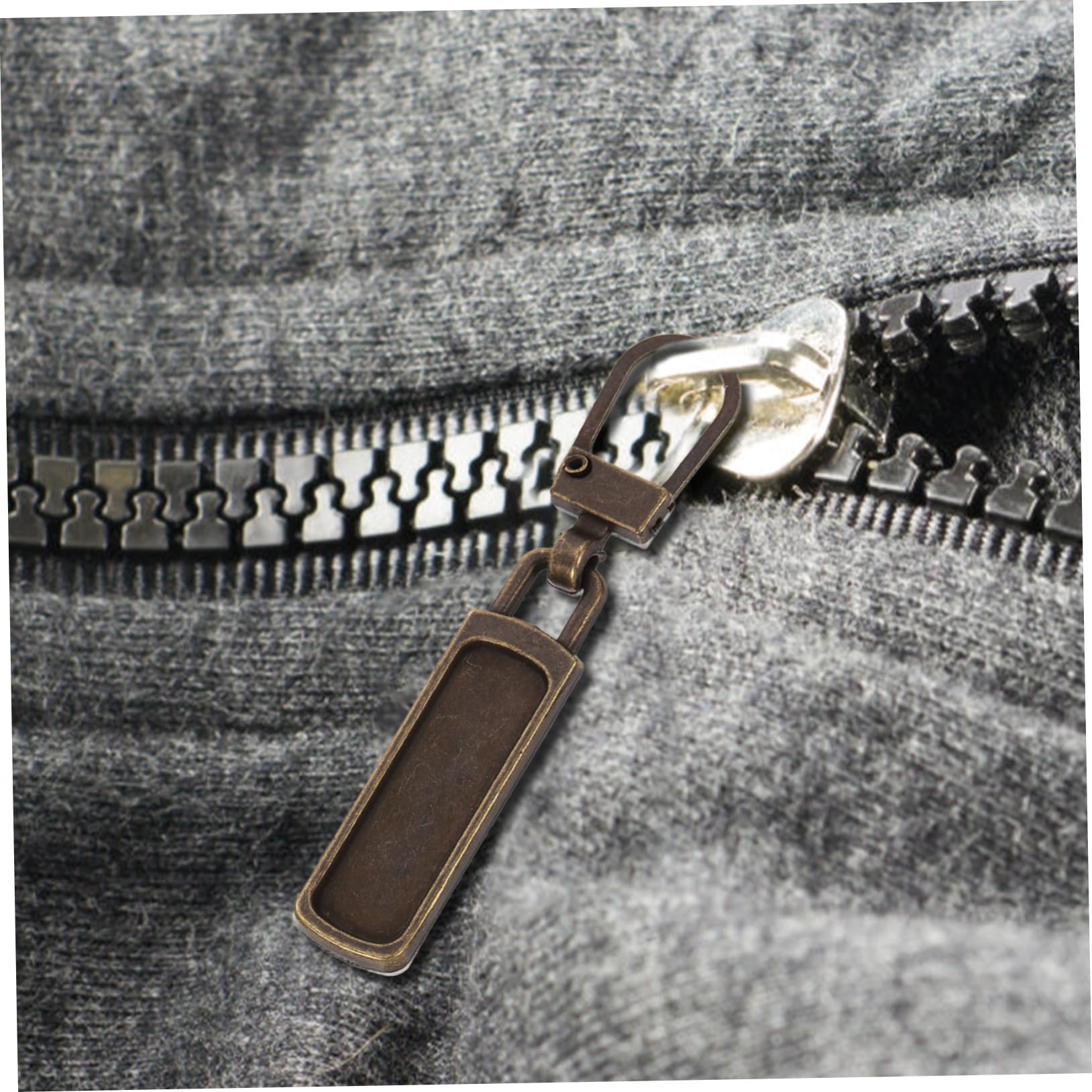 STOBOK 100piezas Kit De Reparación De Cremalleras De Tiradores Desmontables Para Ropa Equipaje y Accesorios Zipper Pulls Reutilizables