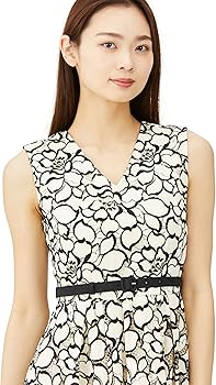 Amazon | [グレースコンチネンタル] 2024SS ﾛｰｽﾞﾚｰｽﾄﾞﾚｽ レディース 02