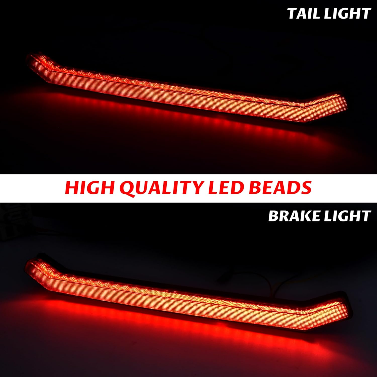 SAUTVS UTV Center Tail Light, Rear Center Accent Lamp Taillight OEM Replacement for Polaris RZR XP 1000 Turbo Sportsman 1000 XP 2019 2020 2021 2022 2023 Accessories(Smoked Black)