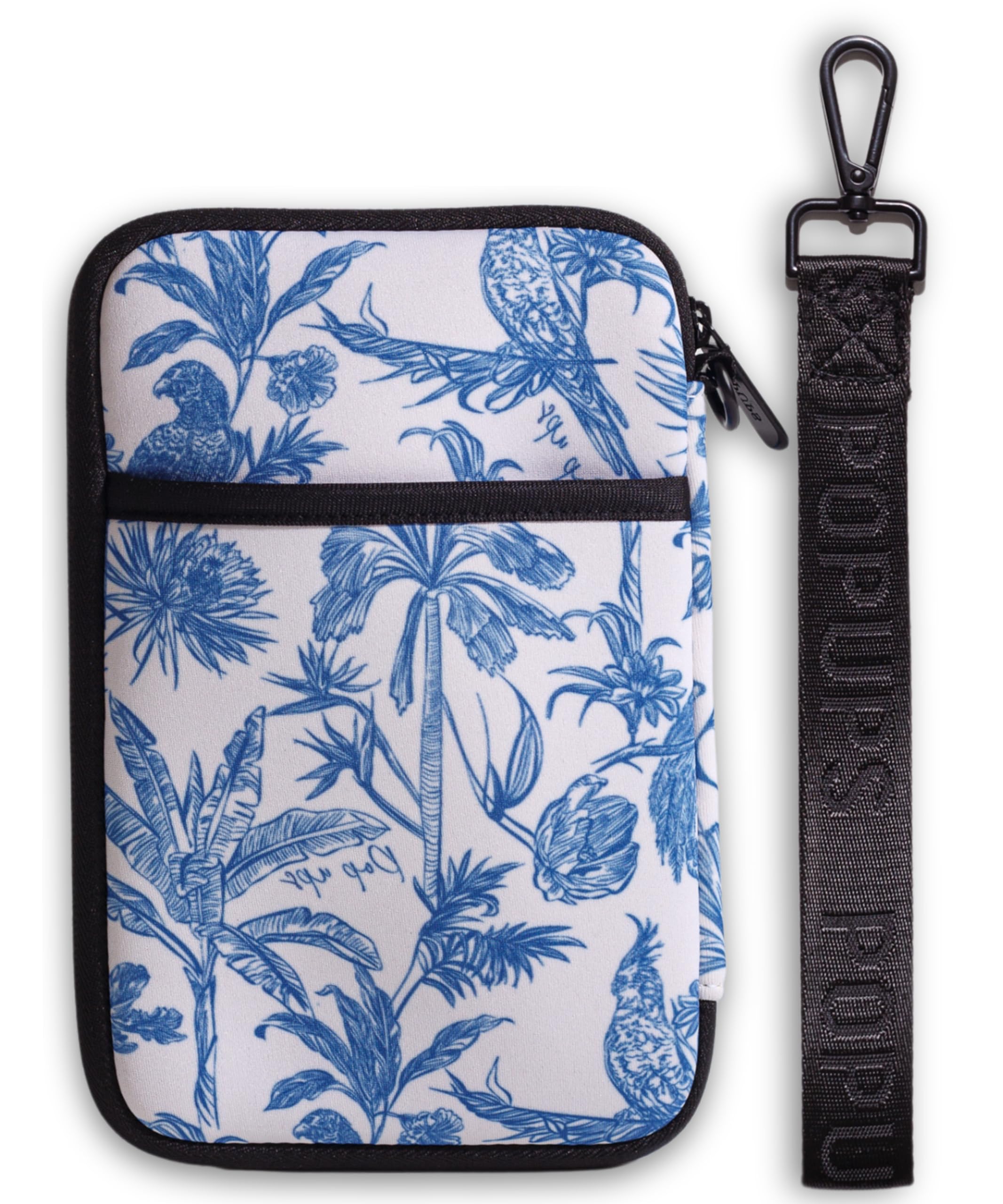 POPUPS Passport Travel Wallet for Women - Large Multiple Document Organizer and Holder with Wristlet - Toile