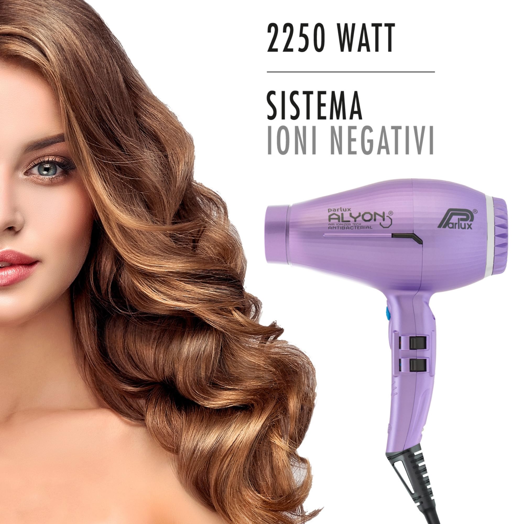 Parlux Sèche-cheveux professionnel Alyon Special Edition avec ions négatifs - Puissant et léger -