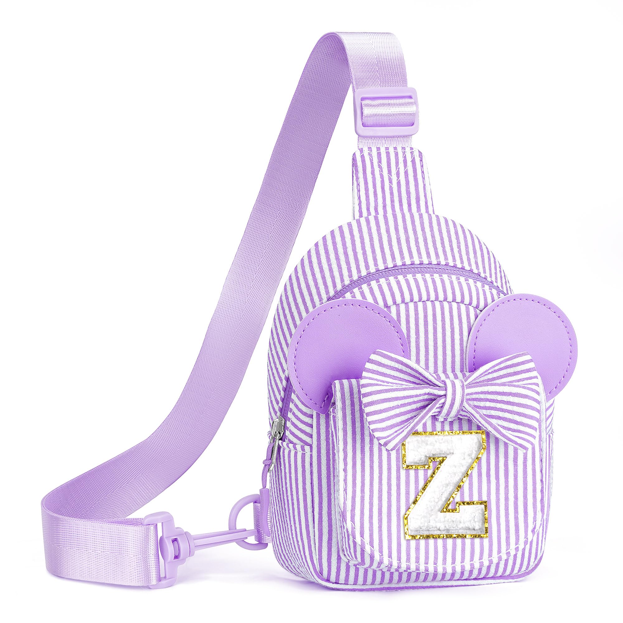 Girls Kids Birthday Gifts Sling Bag Purse for Toddler, Purple Z
