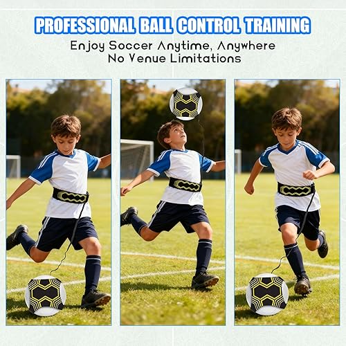 Miniatura 5 de Equipo de entrenamiento de fútbol, tapete de entrenamiento de fútbol de 35 x 24 pulgadas, tapete de entrenamiento de pasos de fútbol para juego de