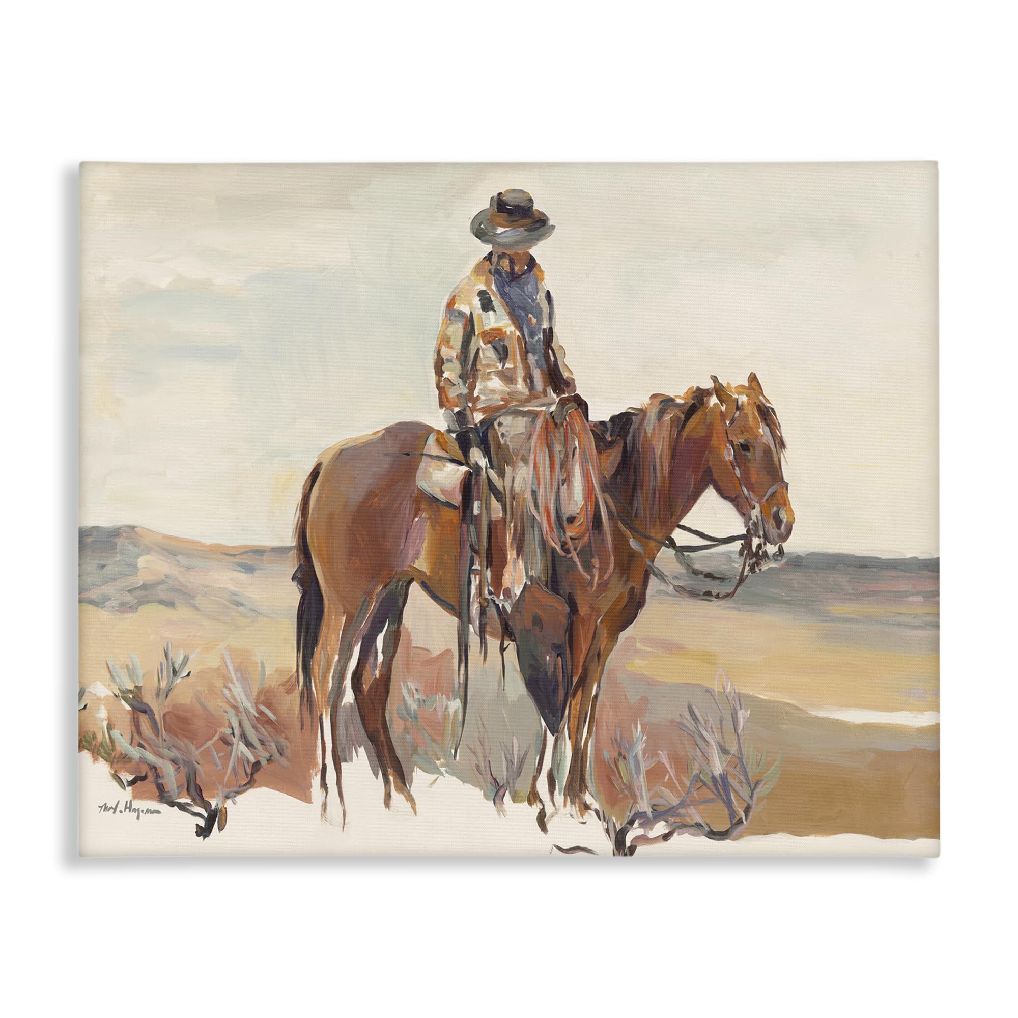 Photo 1 of 'Western Cowboy Fields'| Canvas Art