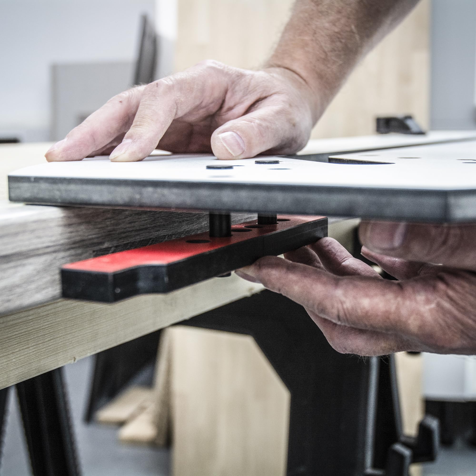 Trend Professional Plantilla Multi-Materiale per Giunzioni a Mitra Mason, Fino a 950mm di Larghezza, Allineamento Bordo Anteriore, KWJ950/PRO