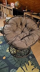 Fauteuil Papasan En Rotin Chaise Relax Ronde Ru00e9sine Tressu00e9e 1
