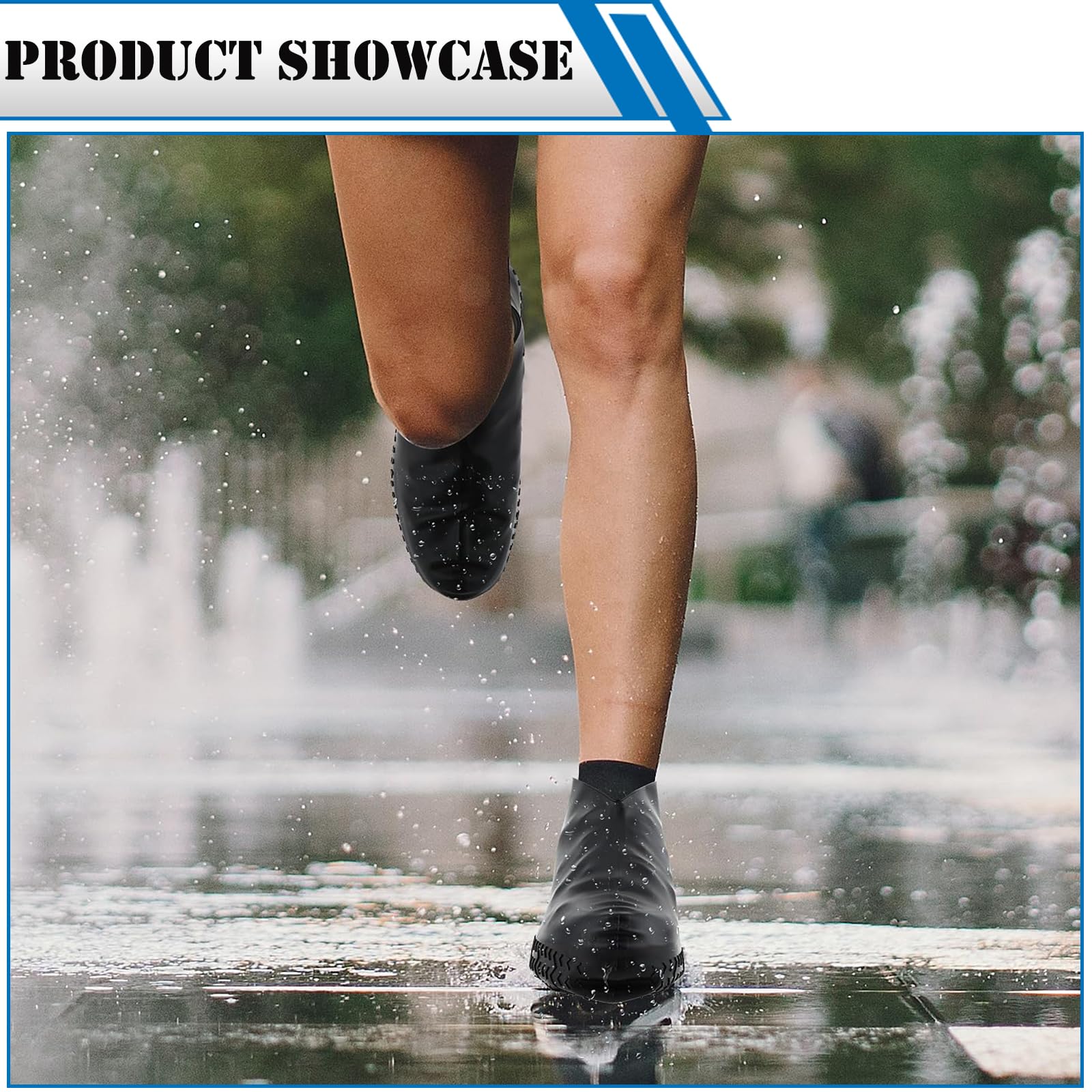 Couvre-chaussures - Silicone - Étanche - Réutilisable - Léger - Pliable