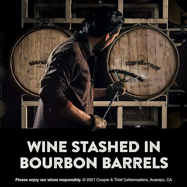 Cooper and Thief Bourbon Barrel Aged Red Blend Red Wine, 750 mL Bottle 6