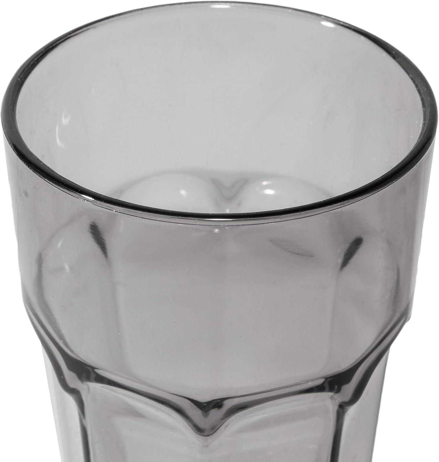 Carlisle FoodService Products Louis Tall Tumbler for Restaurants, Catering, Kitchens, Plastic, 32 Ounces, Smoke - Image 3