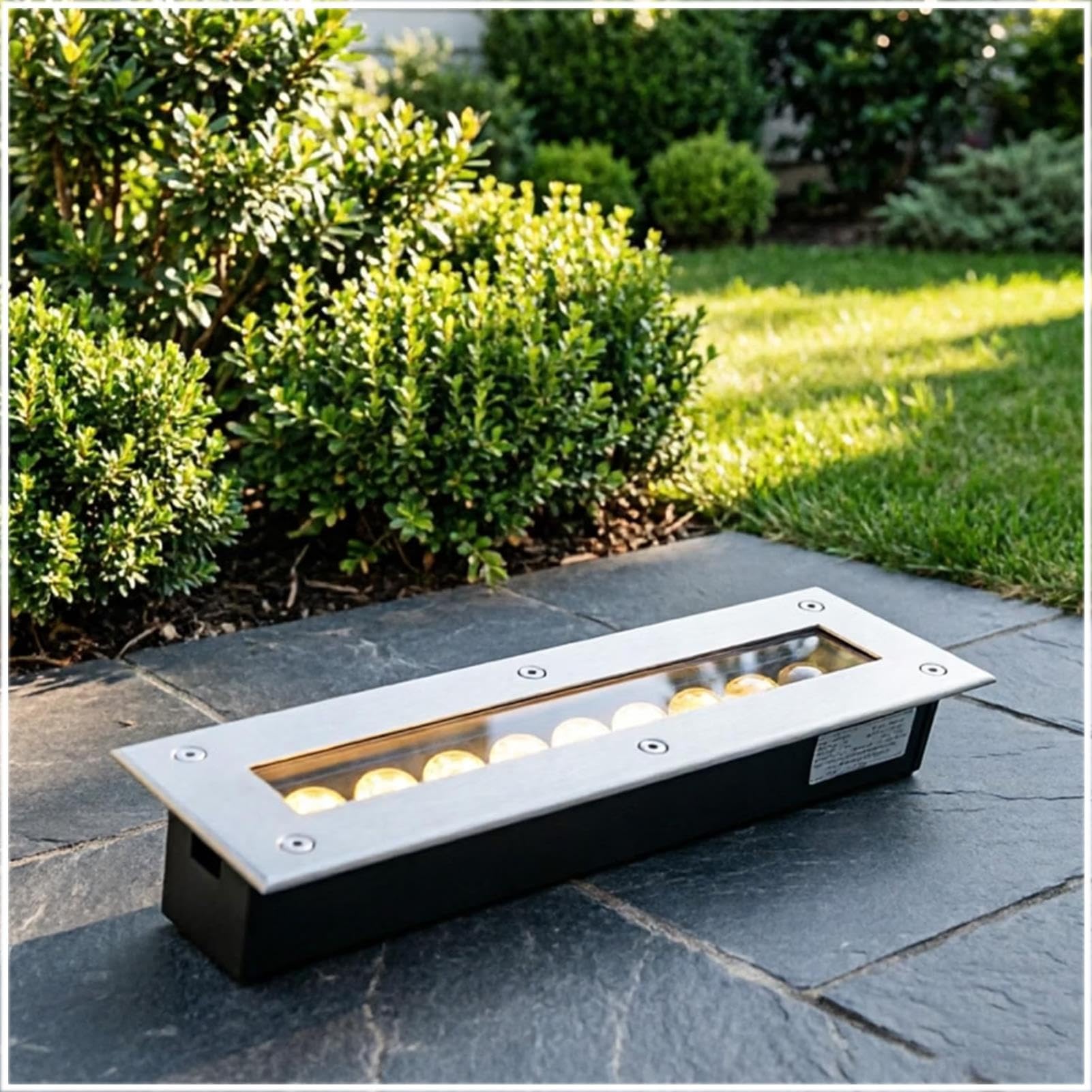 Focos Suelo Led Exterior - Empotrable Al Aire Libre Focos, Foco LED Resistente Al Agua IP65, AC85-265V Bañador De Pared De Escalera LED Empotrado Para Exteriores(Blue,5W)