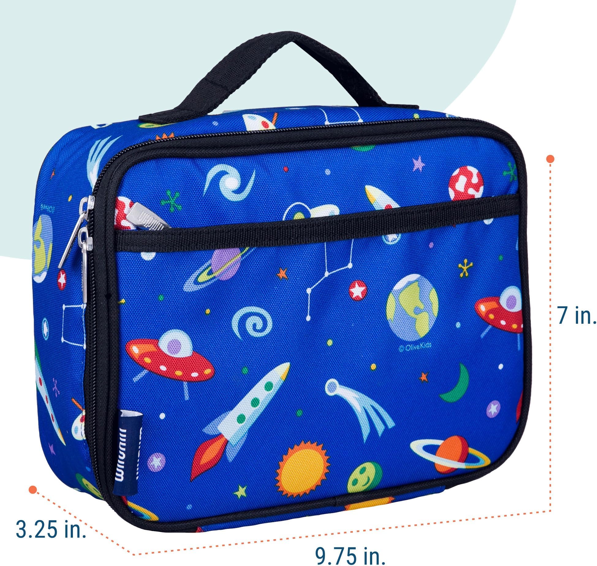 Wildkin Kids Space Lunch Box, Multi-Colour