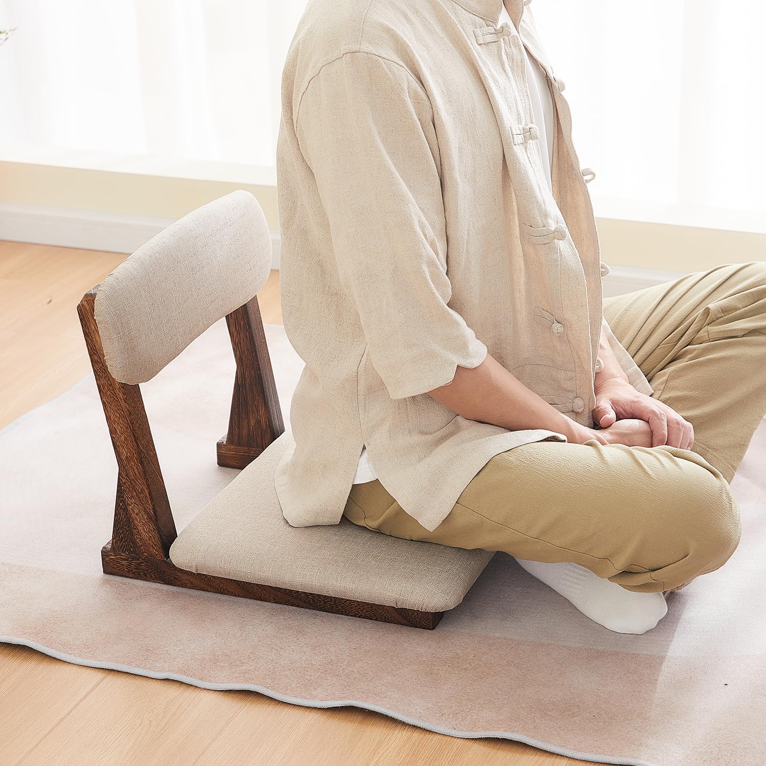 Meditation Floor Chair with Back Support
