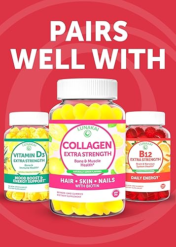 Miniatura 9 de Gomitas veganas de biotina vitaminas para la piel del cabello y las uñas con vitamina C y E sin OMG suplementos de gomitas de jarabe de maíz para