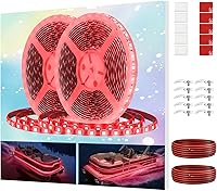 Vista 12 de Tiras de luz LED para pontón, luces LED marinas impermeables de 12V 5M/16.4FT para interior de barco, luz de cubierta de barco para pesca nocturna