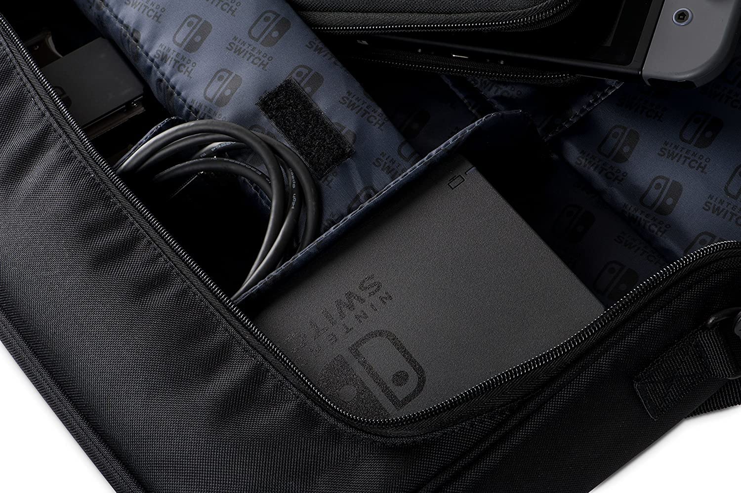 PowerA Sac de transport de Nintendo Switch - Noir/Gris 1501404-01