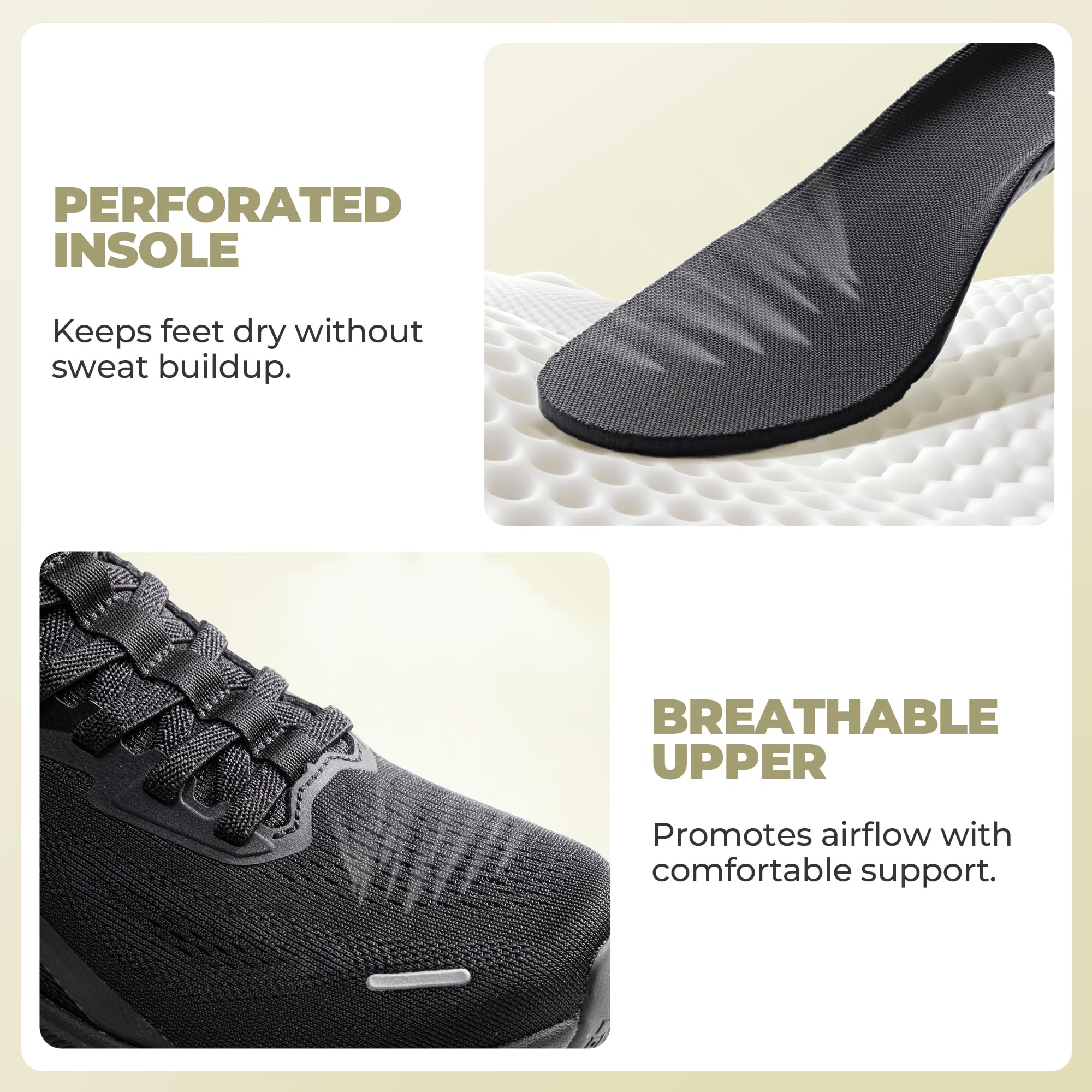 ALLSWIFIT Damskie wsuwane buty do chodzenia trampki do biegania | Bez użycia rąk, poduszka, tenis, antypoślizgowa, wygodna, trening, siłownia, sport, atletyczna, moda, ActiveBreeze2.0