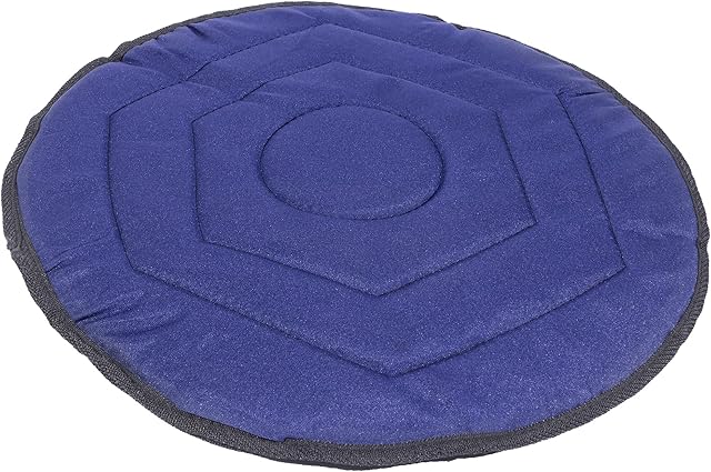 Jazooli Rotating Swivel Car Chair Seat Cushion Base Easy Access Mobility Aid Home Office Scooter Wheelchair 360 Degree Spin Spinning Fabric Pad Cover 43cm Diameter