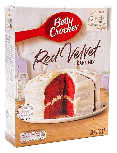 Betty Crocker Red Velvet Cake Mix 450g - Backmischung - Red-Velvet - 450 g (1er Pack)