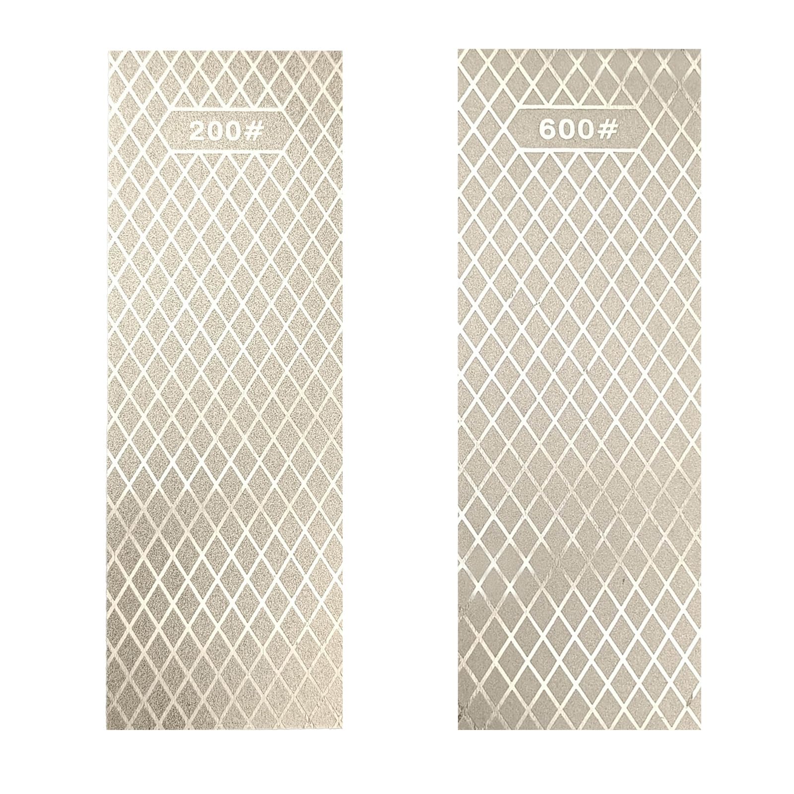 Kit Pierres à Aiguiser Diamant Double Face - 5 Grains 200/600 à 400/1200