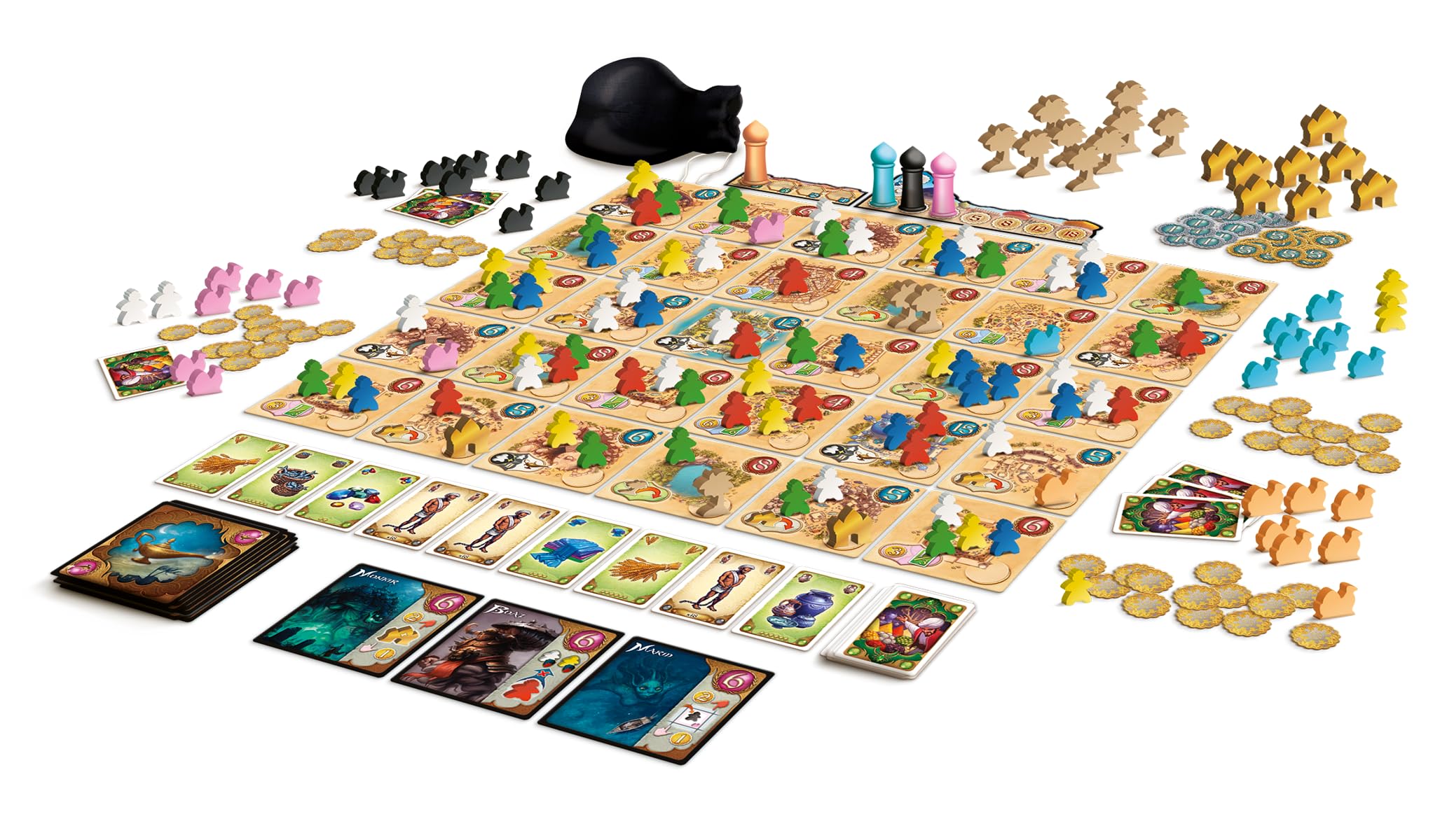 Days of Wonder 878461 - Five Tribes, gra planszowa