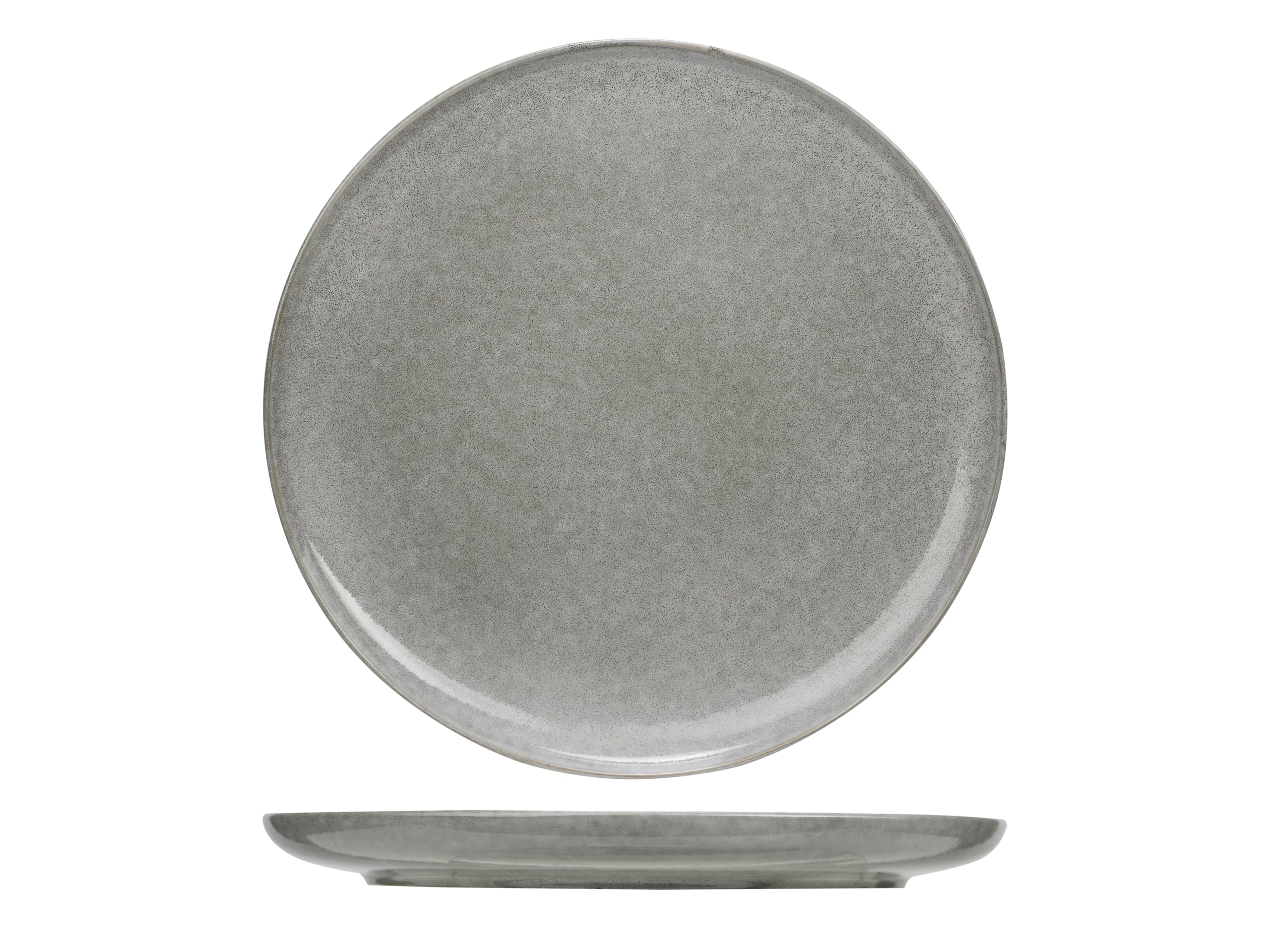 Cosy & Trendy - Vajilla de Gres Chiapas, gris, 18 piezas, 6 personas