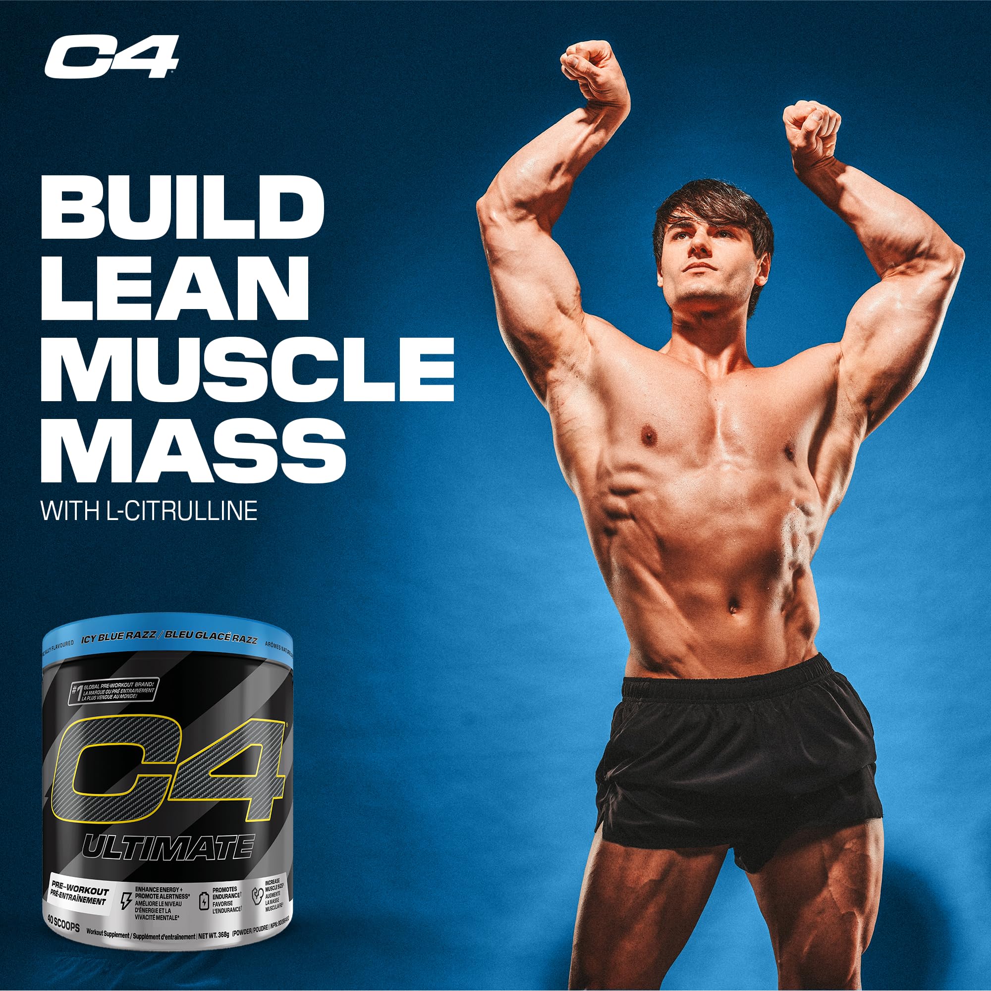 Cellucor C4 Ultimate High-Caffeine Pre-Workout with Creatine