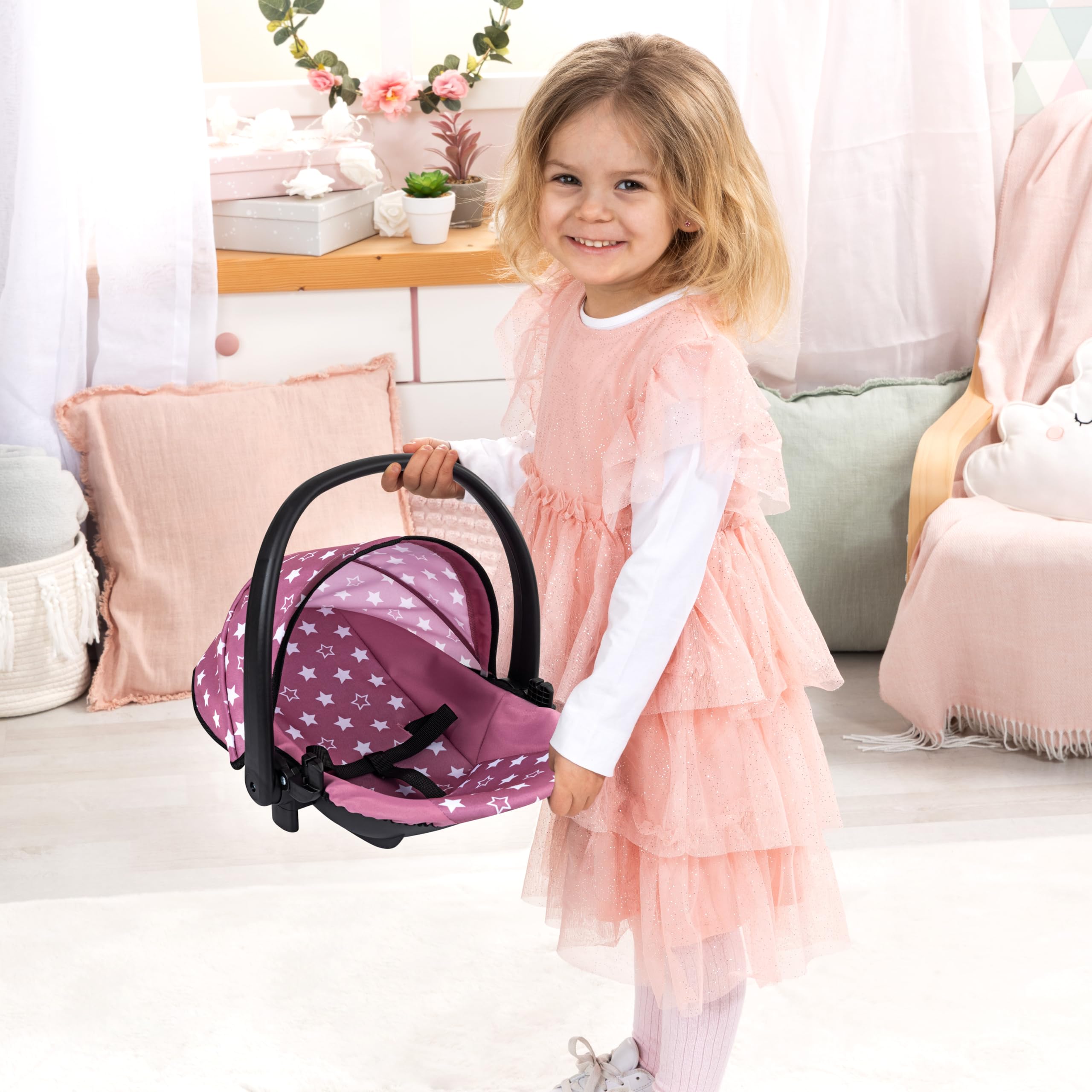 Bayer Design Accessori per bambola Set 4 in 1 seggiolone