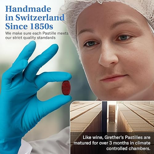 Miniatura 5 de Grether's Sugarfree - Pastillas de grosella roja remedio natural para el alivio de la boca seca, calmante para la garganta y la voz saludable, sabor