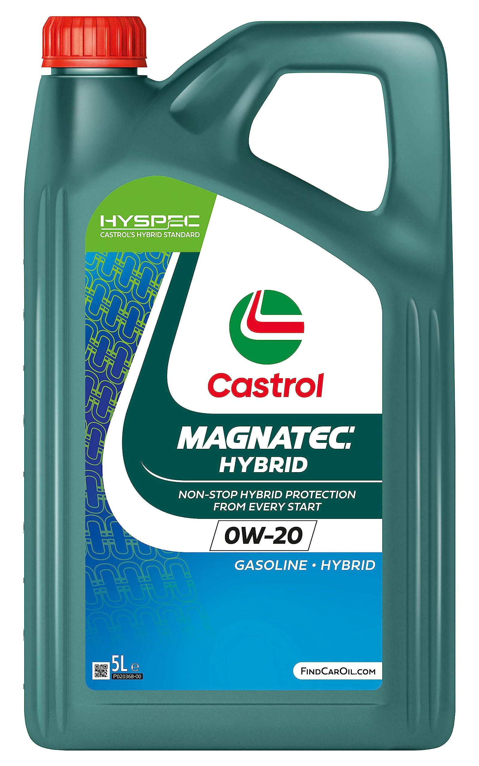 Castrol MAGNATEC Hybrid 0W-20 Huile moteur synthétique, 5L
