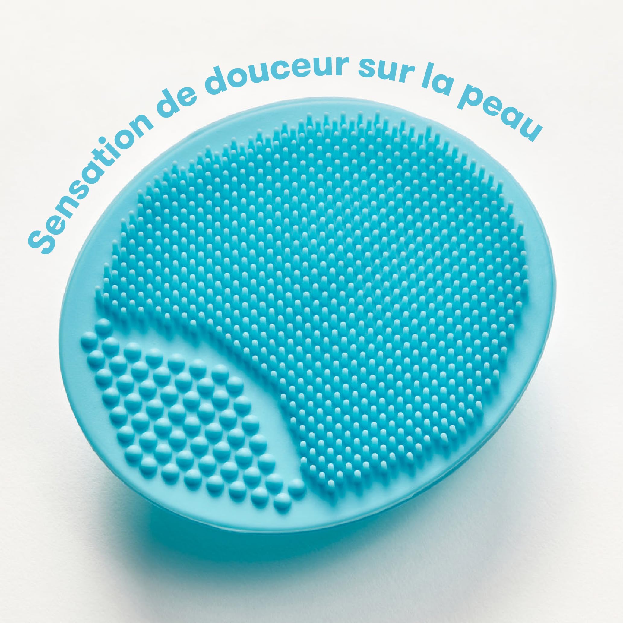 Frida Baby DermaFrida The SkinSoother brosse de bain pour bébé : brosse anti-croûtes de lait, indispensable pour peaux sèches, croûtes de lait et eczéma