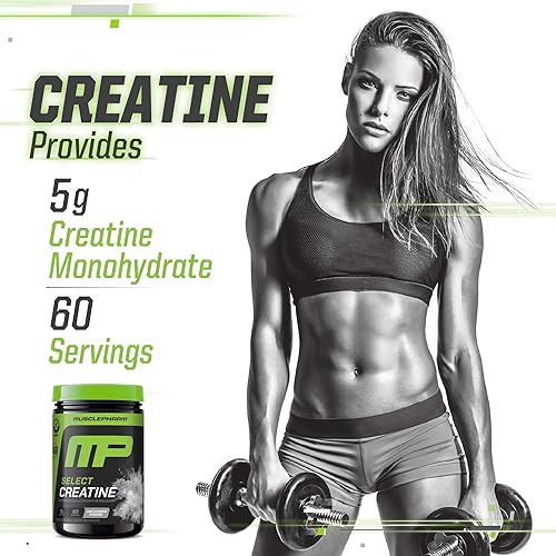 Miniatura 6 de MusclePharm Monohidrato de creatina en polvo, constructor muscular preentrenamiento y suplemento de recuperación muscular después del entrenamiento,
