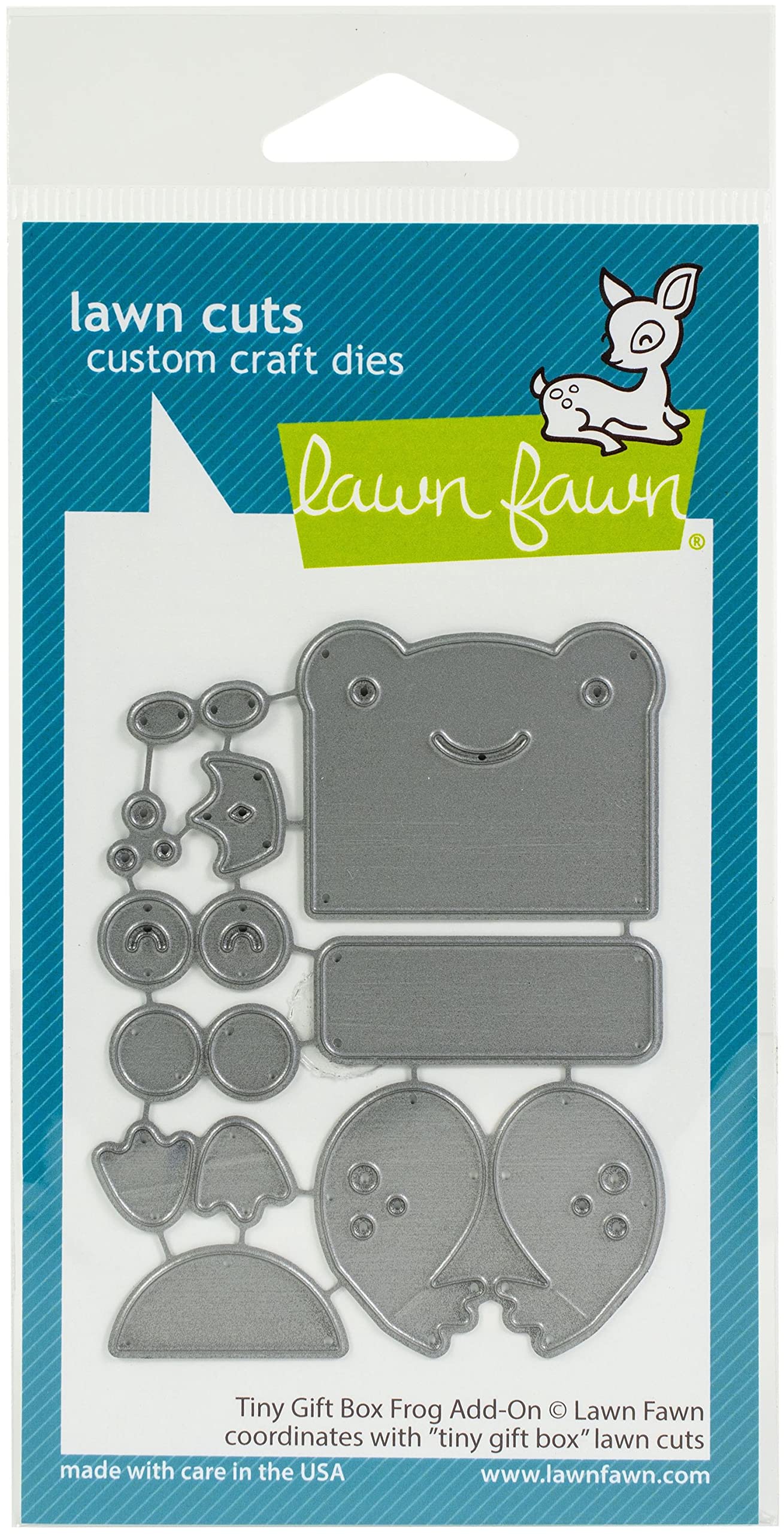 Lawn Cuts Custom Craft Die - Tiny Gift Box Frog Add-On