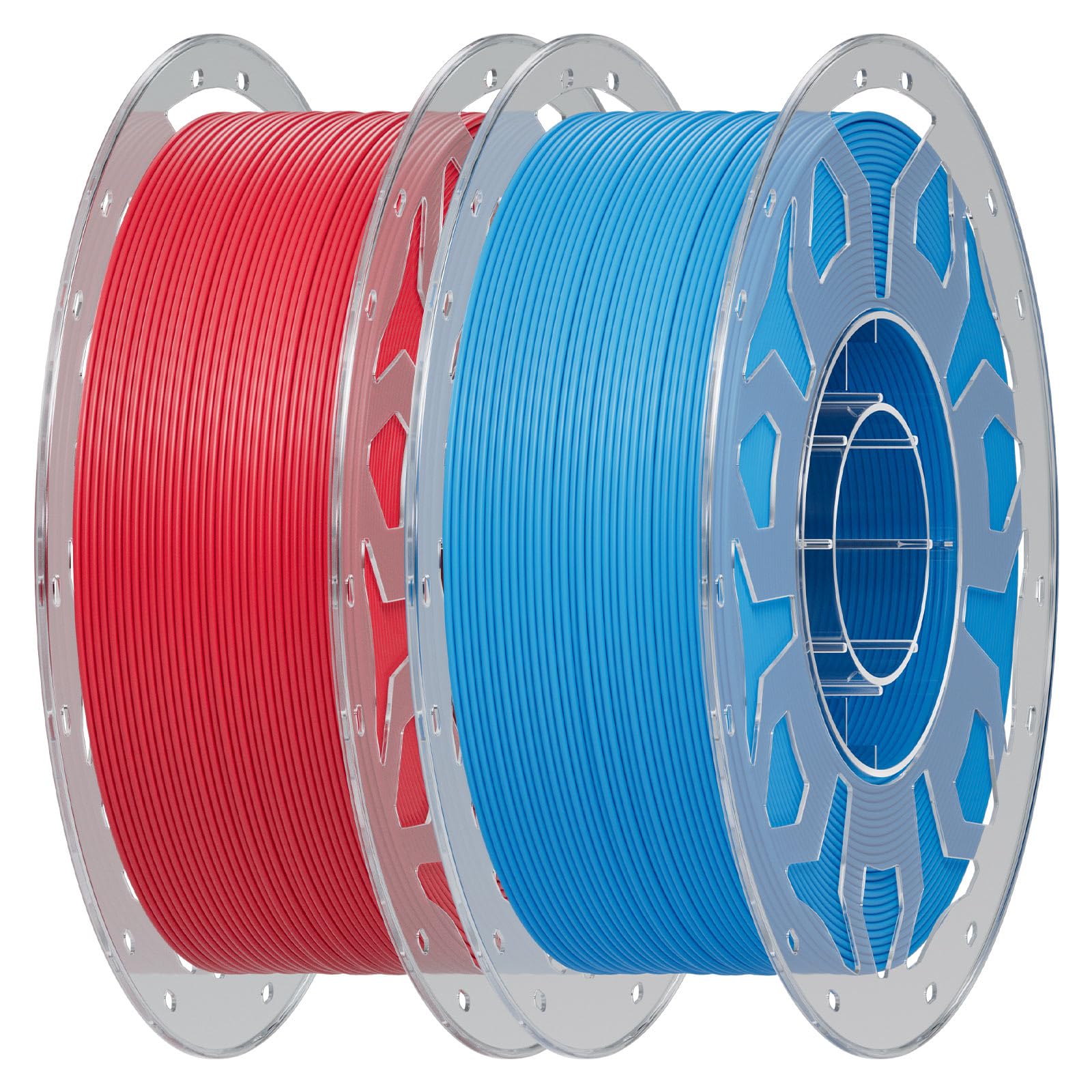 Creality PLA 3D Printer Filament 1.75mm, Blue+Red, 2 kg