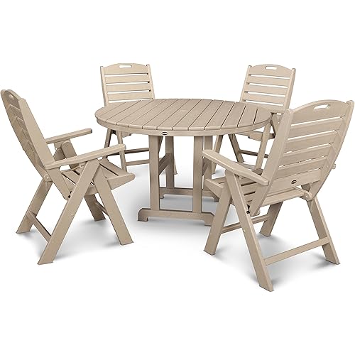 POLYWOOD® Nautical Dining Set, Sand