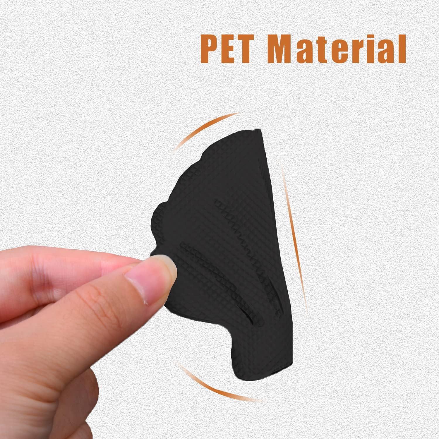 Secopad Non-Slip Bathtub Stickers, 24 PCS Shell Safety Bathroom Tubs Showers Treads Adhesive Decals Scraper (Black) : Home & Kitchen