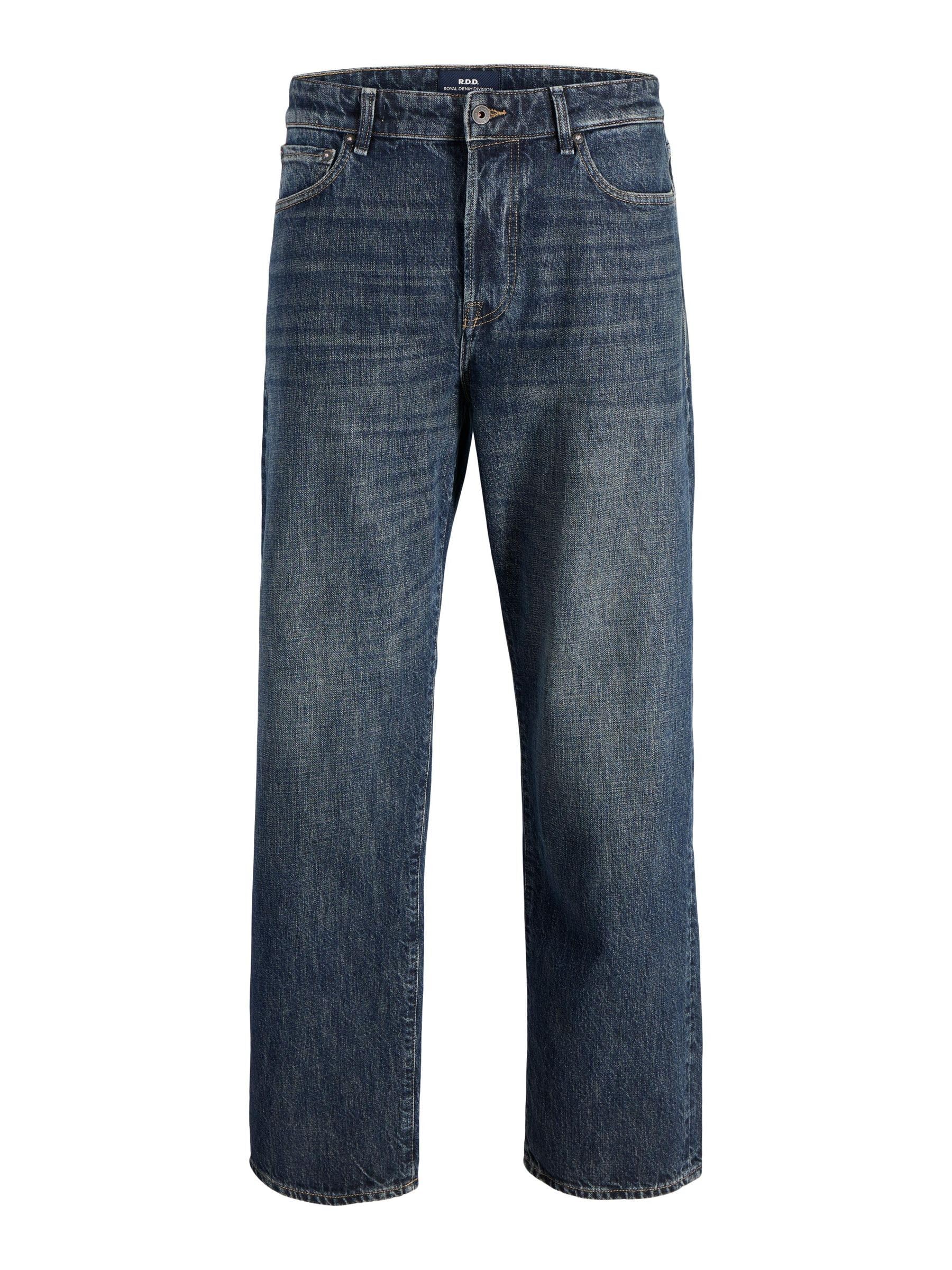 Jack & Jones Men's Loose Fit Jeans RDD Royal RE 122 Loose Fit Jeans, Dark Denim Blue, 31 W/30 L