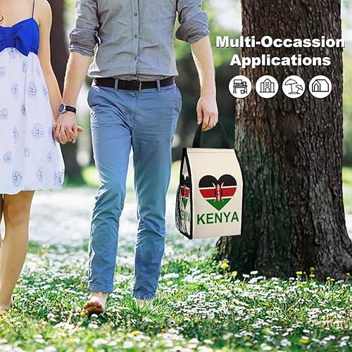 Miniatura 5 de Love Kenya Lunch Bags for Women Men Insulated Lunch Box Reusable Tote Bag for Home Office