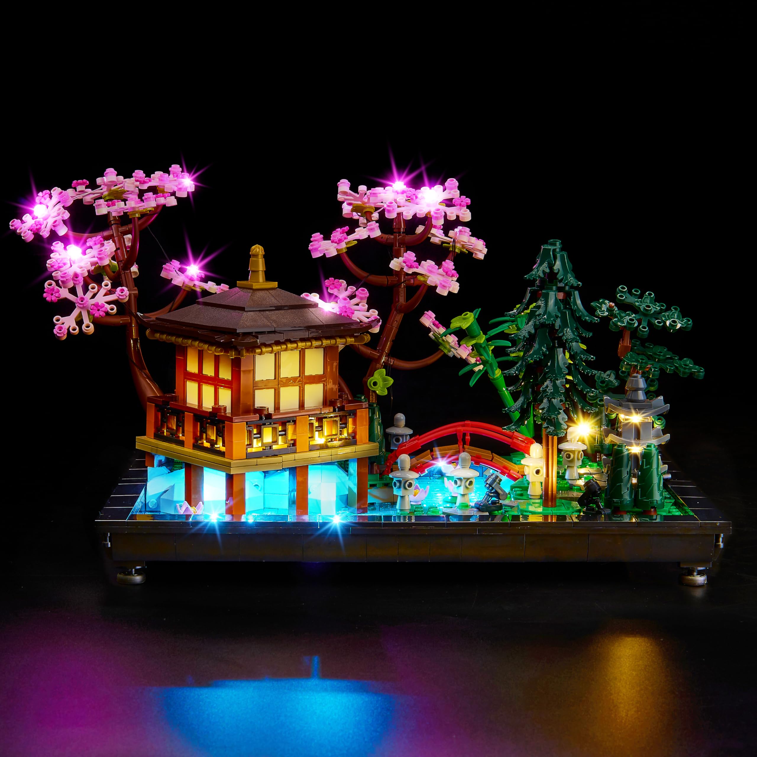 Kyglaring LED Lighting Kit for Lego Icons Tranquil Garden 10315 Set (No Model) - Light Set Compatible with 10315 Creative Building Kit - Without Lego Set(Classic Version)