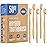 VIVAGO Bamboo Toothbrushes Medium Bristles 50 Pack - BPA Free Medium Bristles Toothbrushes for Adults - Eco-Friendly, Natural Wooden Toothbrush