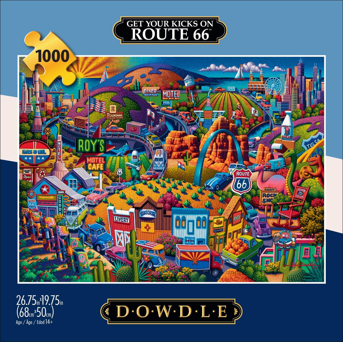 ジグソーパズル 1000ピース BILL W.DODGE 『ゴーズトゥワーク