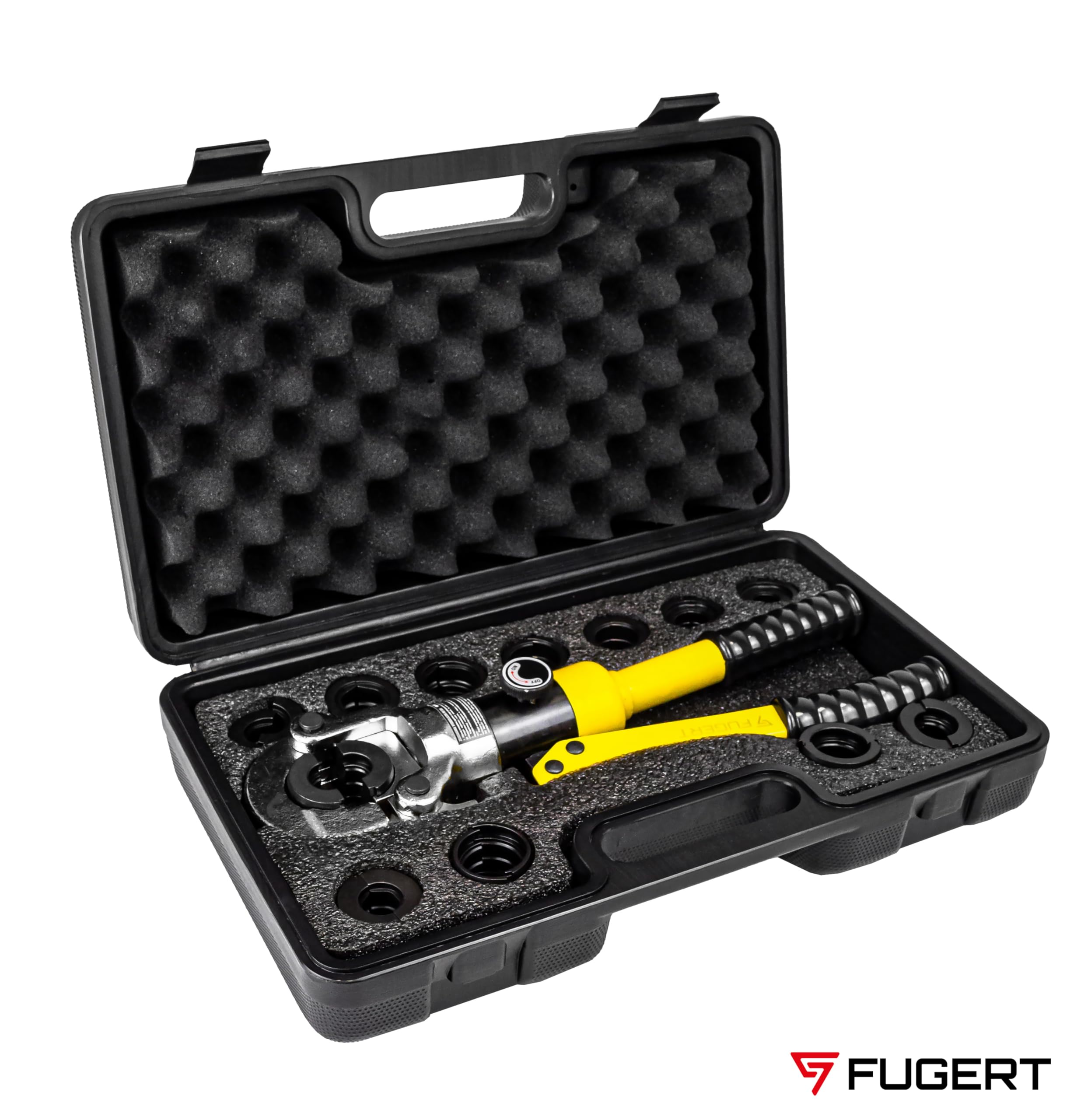 ZACISKARKA HYDRAULICZNA DO RUR PEX + MATRYCE V/U/TH 15-32MM FUGERT FUG-0113