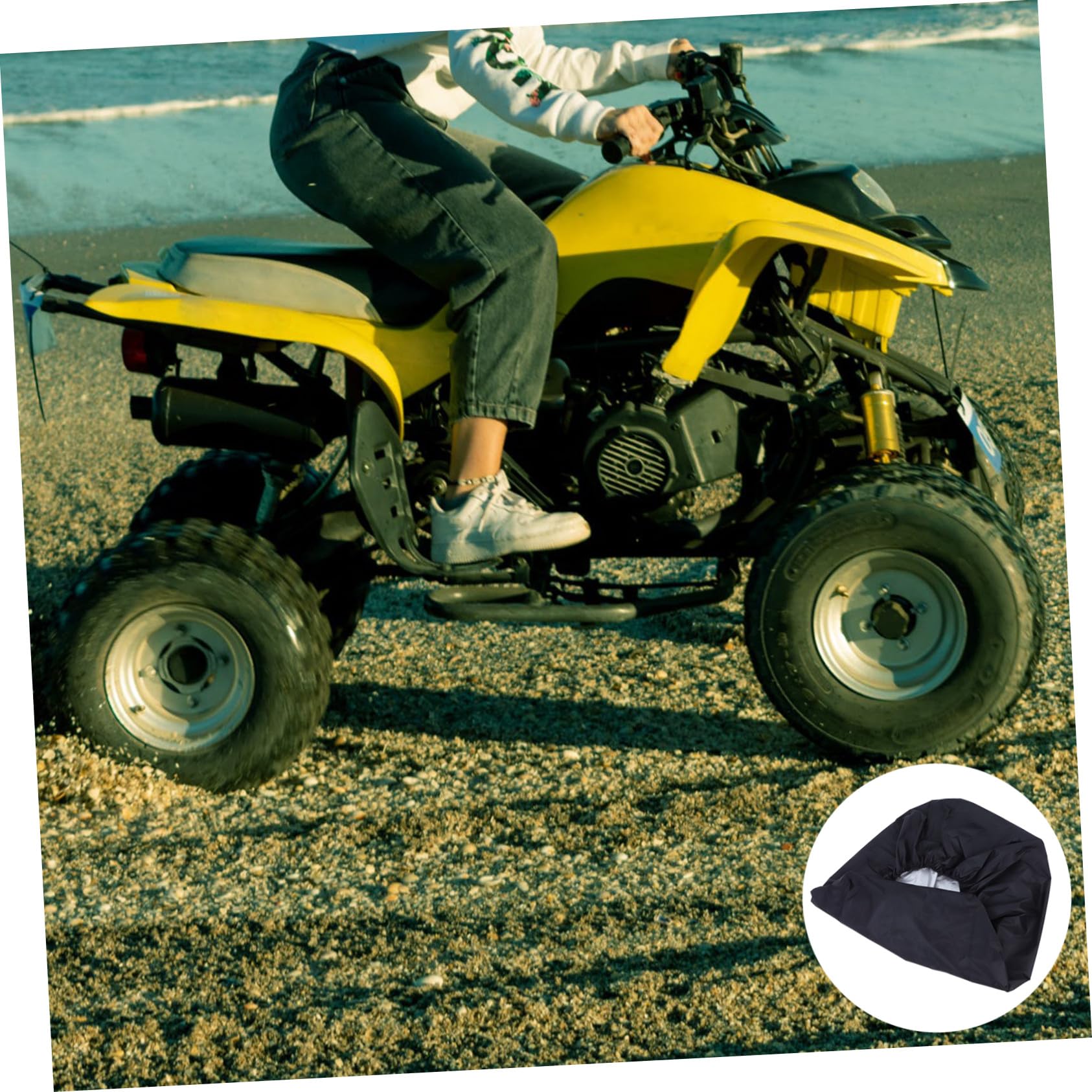 Toyvian Fundas Impermeables Para Cortacésped De Oxford Aplicables Para Atv Con Cordón Elástico Protección Exterior Para Jardín y Patio