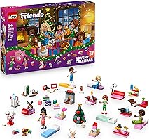 LEGO Friends Adventskalender 2025, Julbyggset för flickor och pojkar, Byggsats med 5 minifigurer, 5 djurfigurer och...
