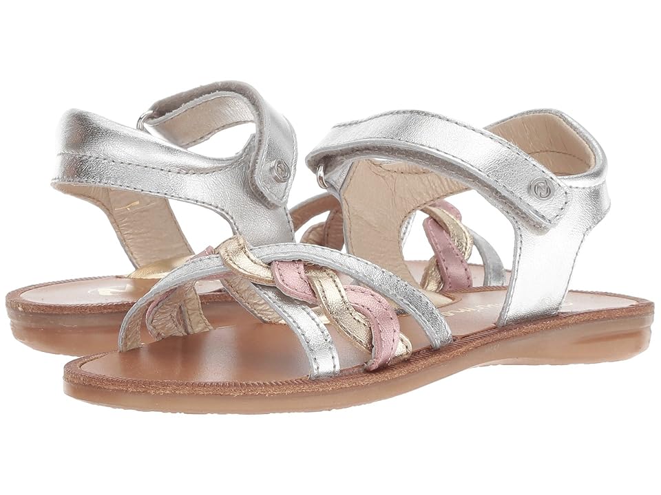 

Naturino 5079 SS18 (Toddler/Little Kid/Big Kid) (Silver Multi) Girl's Shoes