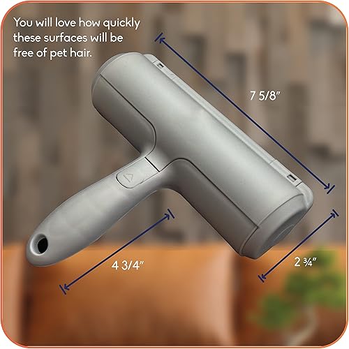 Miniatura 2 de Potente y rehutilizable de larga duración para mascotas recogedor de pelo de mascotas limpiador y removedor ergonómico de pelusas para perros