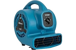 XPOWER 138W 600 CFM Centrifugal Small Industrial Fan Air Mover
