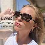 JM Classic Bifocal Reading Sunglasses Square Rectangular Stylish Gradient Sun Readers for Women